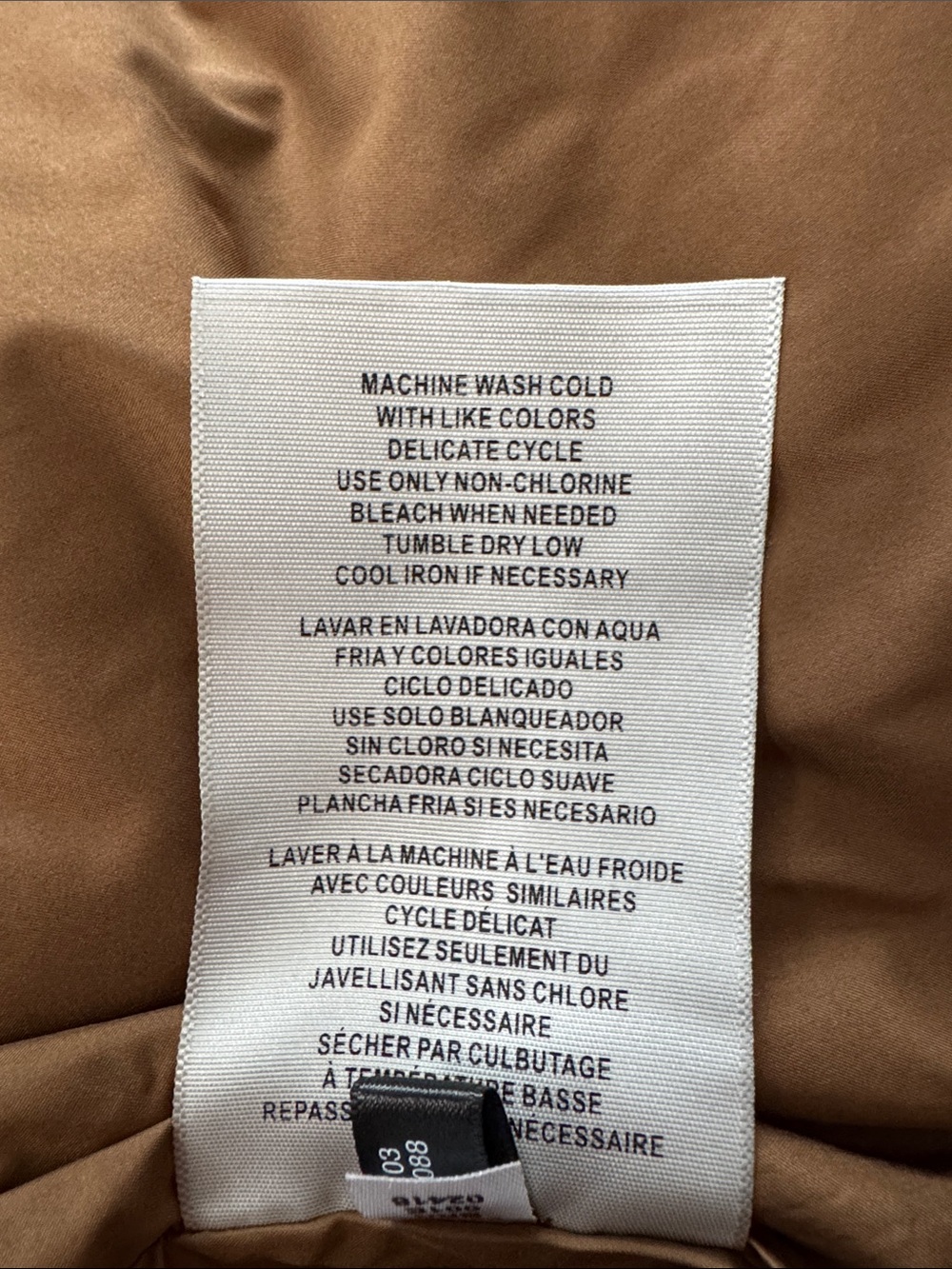 Levi's Canvas Jacket, 100% Cotton, Zipper & Snap Closure, Patch Pockets, New NWT - Picture 12 of 12